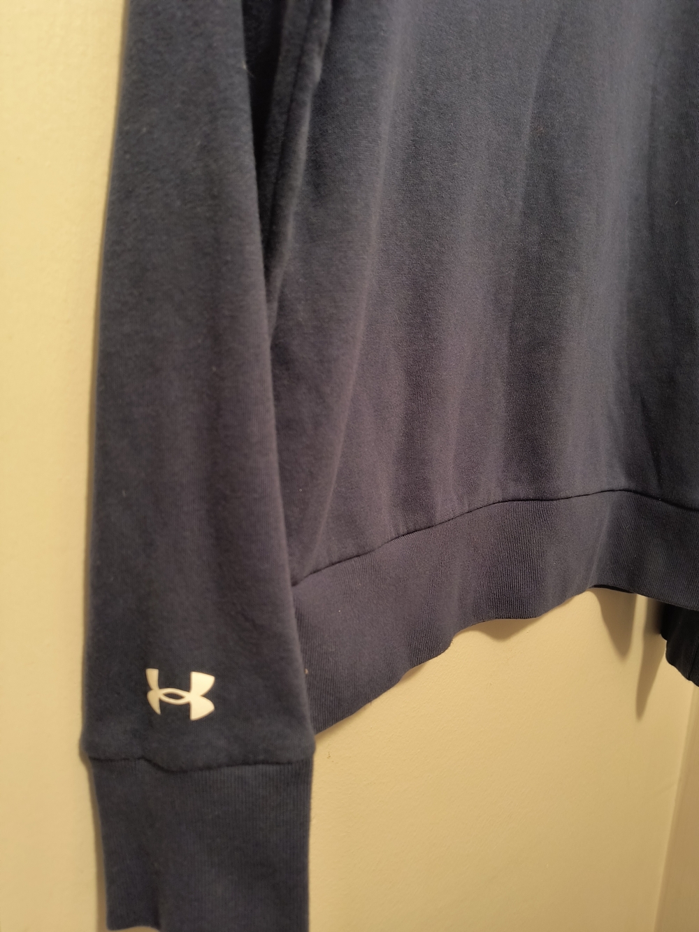 Under Armour Women's Crewneck Sweatshirt - Navy Blue - Picture 3 of 6